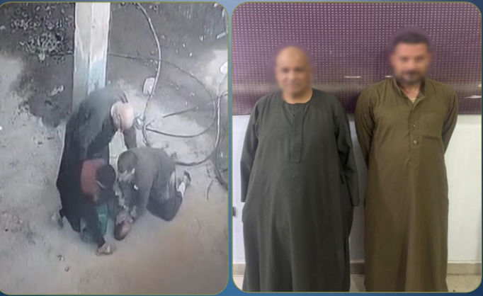 كشف ملابسات فيديو اعتداء على عامل بالضرب في البحيرة